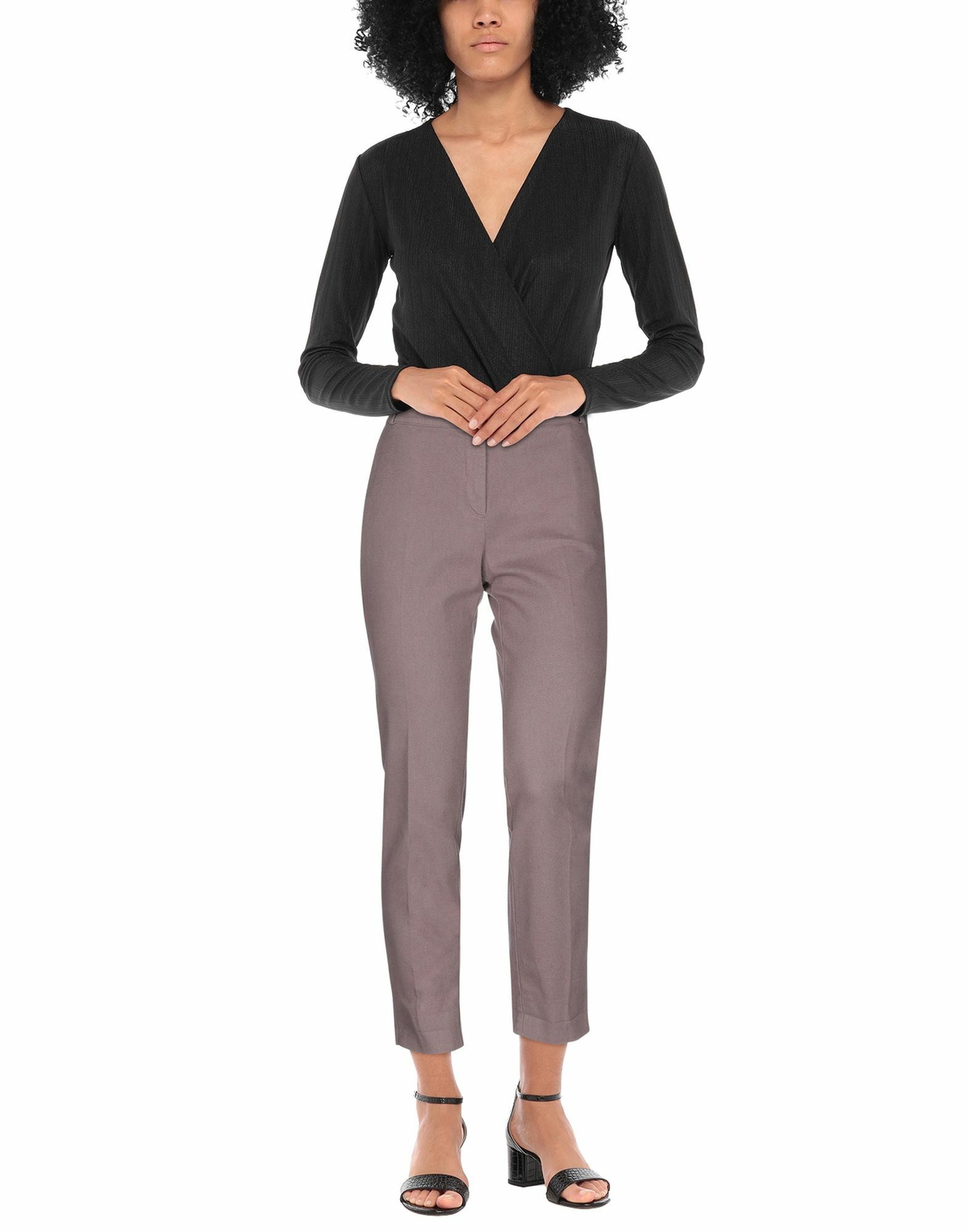 Manila Grace Womens Pants Light brown