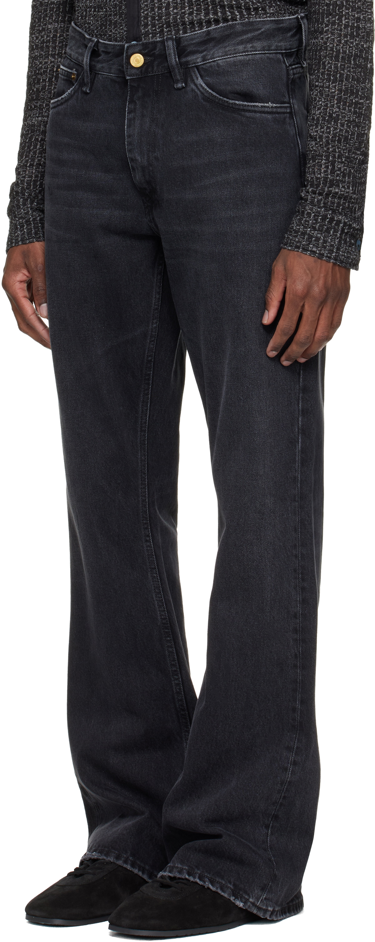 Stockholm (Surfboard) Club Black Bootcut Jeans