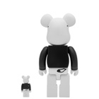 Medicom Be@rbrick MLB × Peanuts Snoopy (White Sox) 