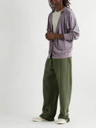 Les Tien - Puddle Straight-Leg Garment-Dyed Cotton-Jersey Sweatpants - Green