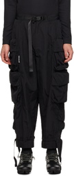Archival Reinvent Black 3D Pocket Cargo Pants