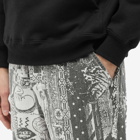 Fucking Awesome Men's Cowabunga Pant in Black/White