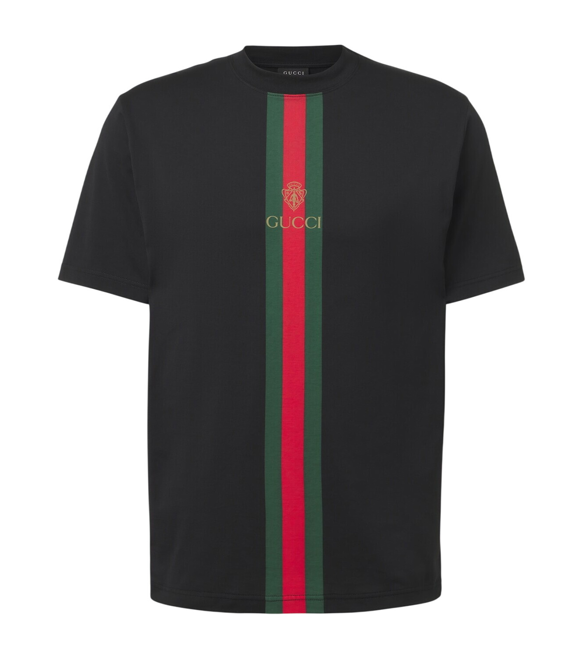 【新品】GUCCI BANDロゴ入りレッドTシャツ 18/24 Gucci Red Gucci Band T-Shirt Gucci