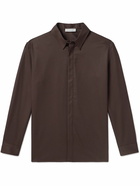 Gabriela Hearst - Nicolas Wool-Twill Shirt - Brown