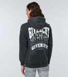 Givenchy - Logo embroidered cotton hoodie