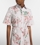 Erdem Floral cotton shirt dress