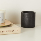 The Conran Shop Stonecast Small Plant Pot in Black Marble