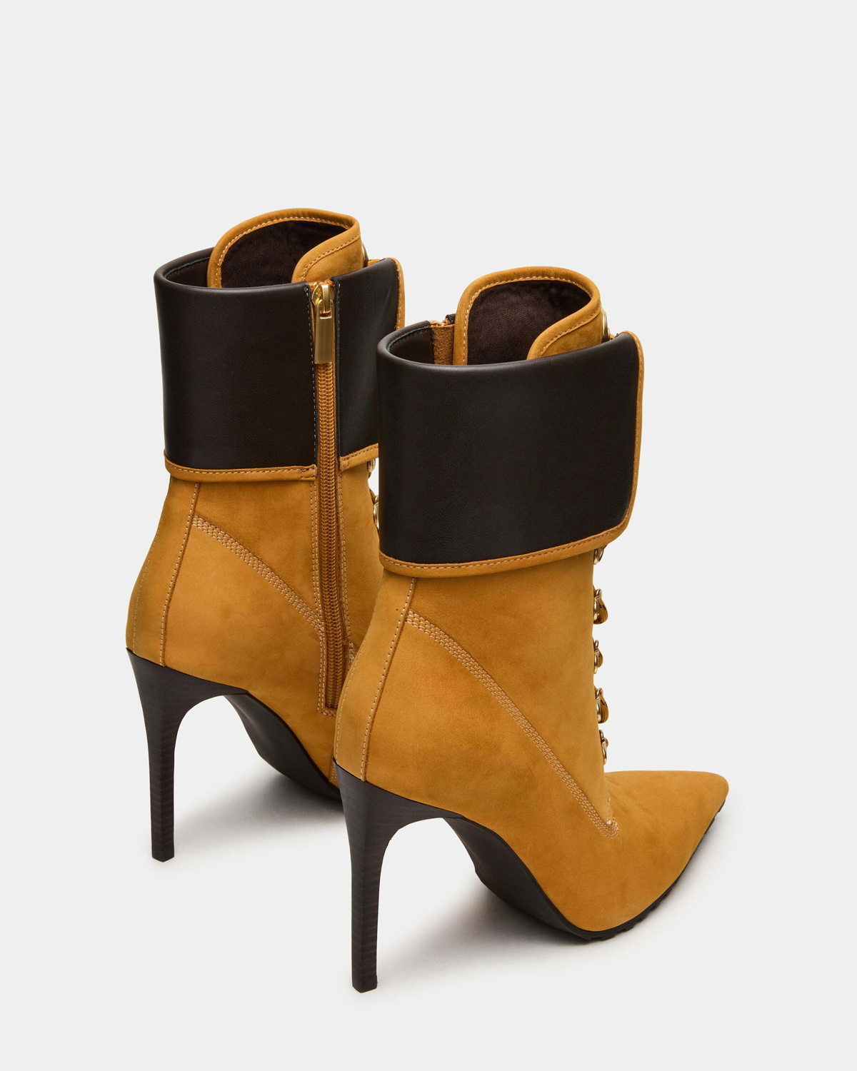 Steve Madden Morals Booties in Tan Nubuck