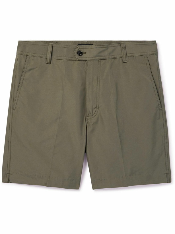 Photo: TOM FORD - Straight-Leg Shell Shorts - Green