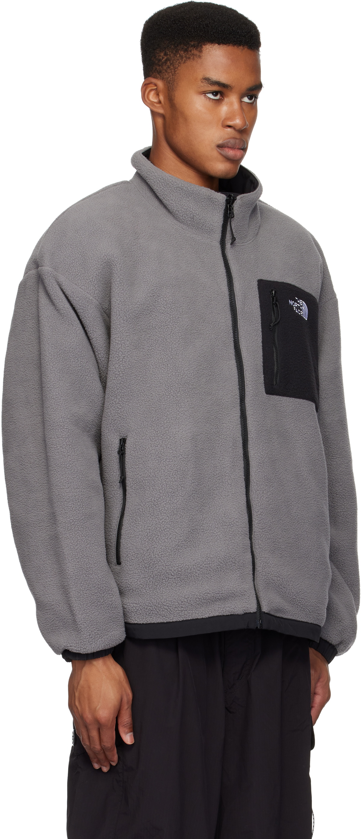 The North Face Black & Gray Yumiori Reversible Jacket The North Face