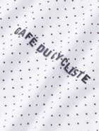 Café du Cycliste - Fleurette Polka-Dot Cycling Jersey - White