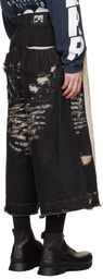 Rivington Roi Rebis Black Heiro Denim Shorts