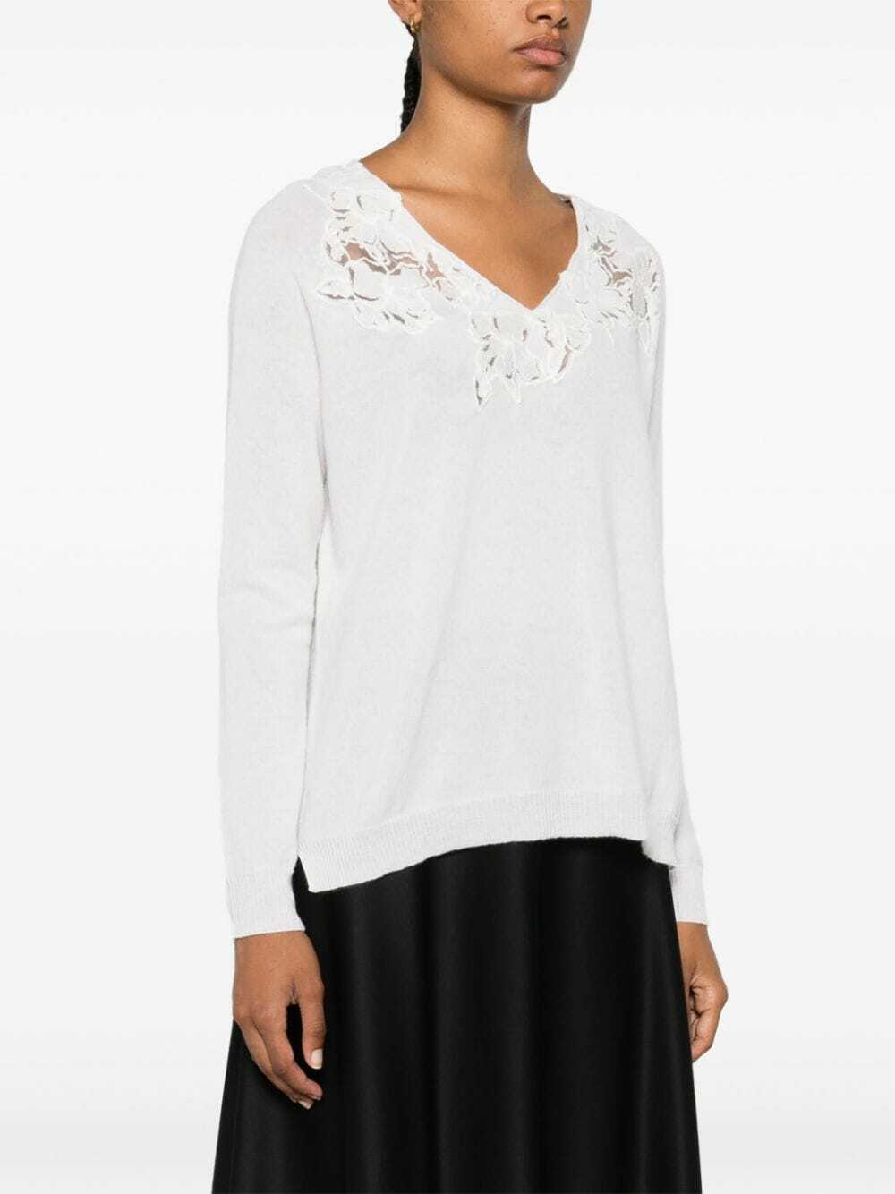 ERMANNO - Wool V-necked Sweater