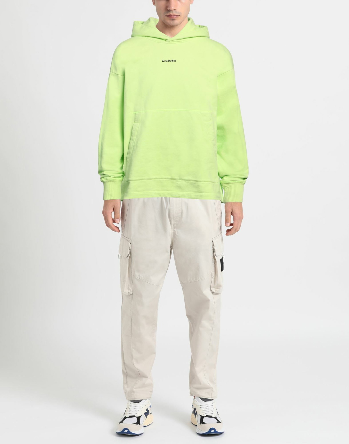 Acne Studios Mens Sweatshirt Lime in Green