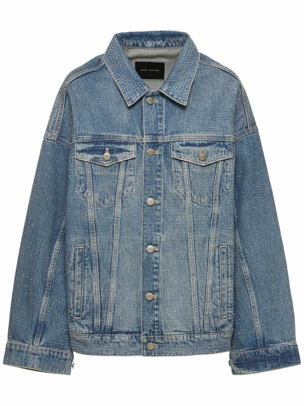 Photo: MARC JACOBS Big Trucker Crystal Denim Jacket