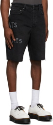 Ksubi Black Wolf Shorts