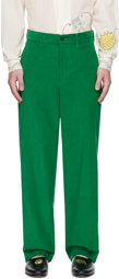 Bode Green Standard Trousers