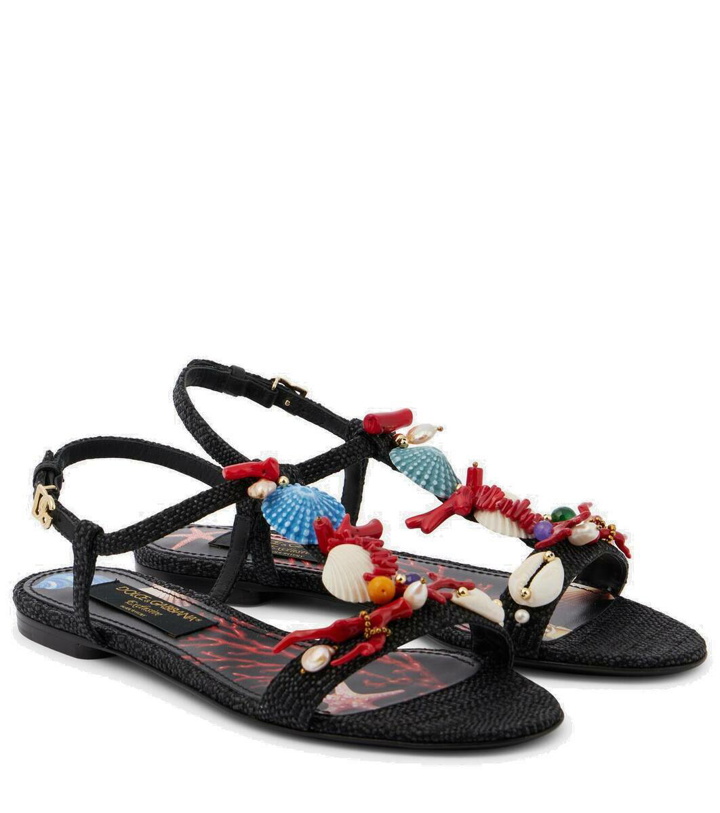 Photo: Dolce&Gabbana Capri embellished sandals