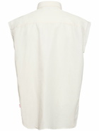 DIESEL S-simens Sleeveless Cotton & Linen Shirt