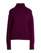 Annagreta Womens Turtleneck Plum