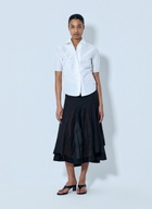 Jil Sander Short Sleeve Cotton Poplin Shirt