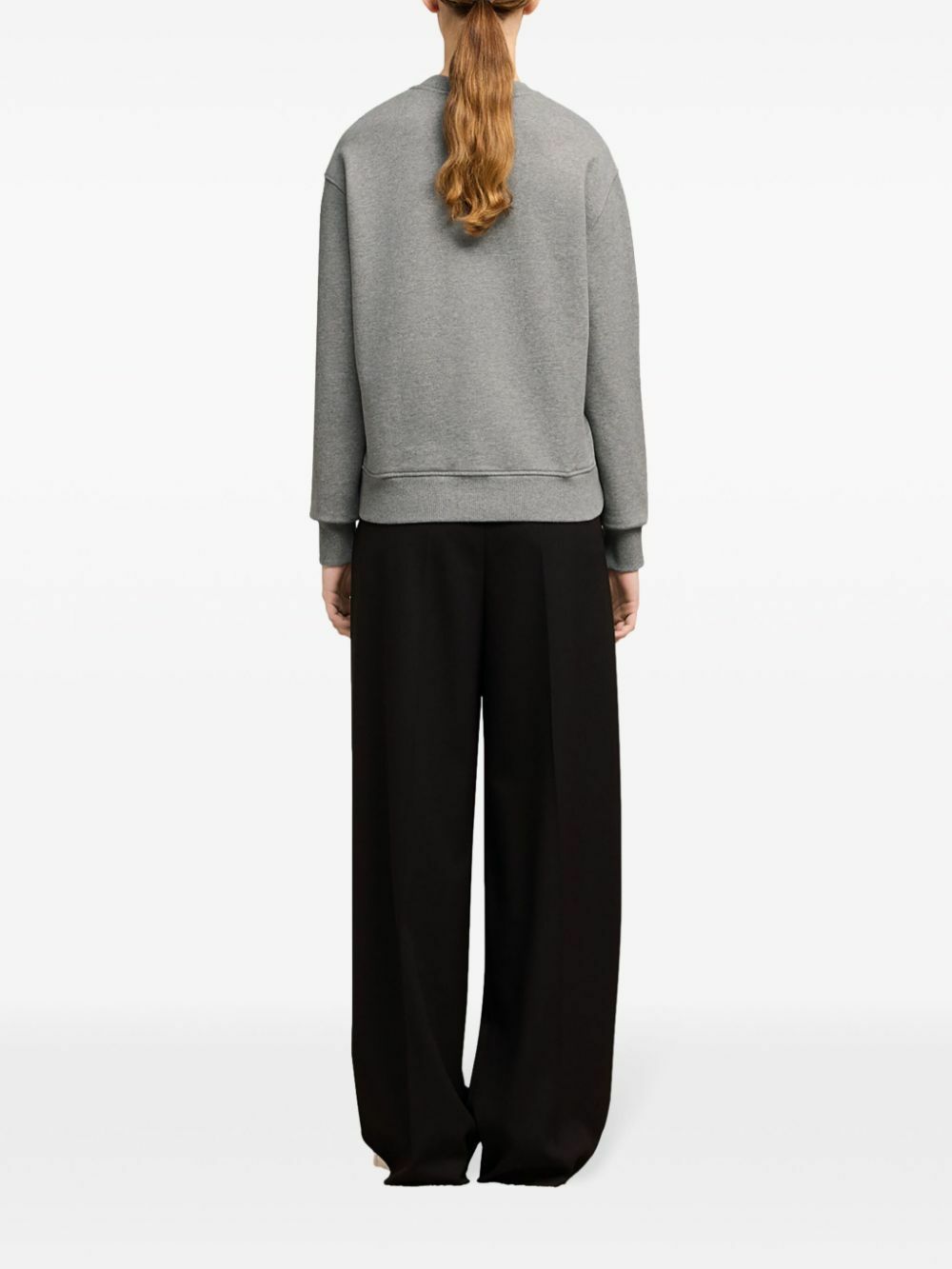 AMI Paris Grey Ami De Coeur Sweatshirt