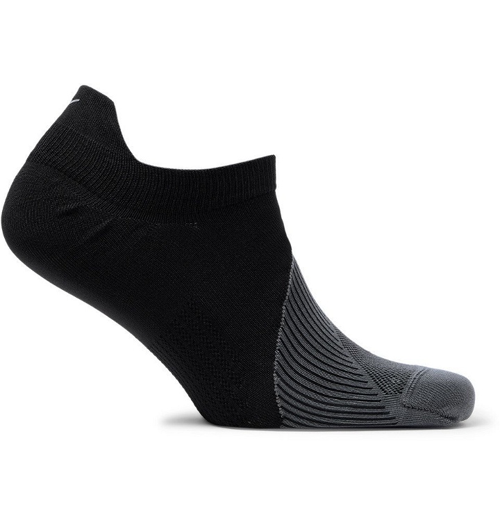 Photo: Nike Running - Nike Elite Dri-FIT No-Show Socks - Black