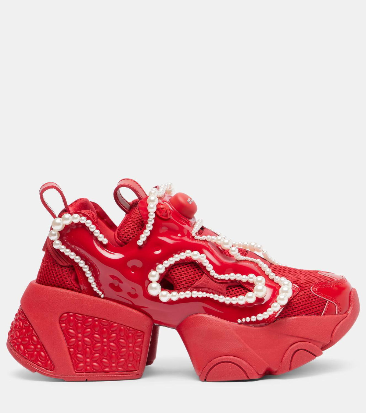 Noir Kei Ninomiya x Reebok embellished platform sneakers