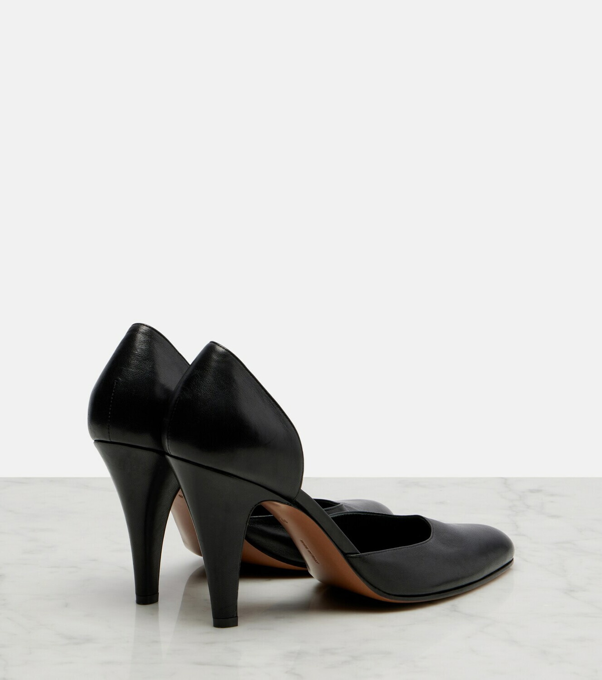 The Row Ornella D'Orsay leather pumps