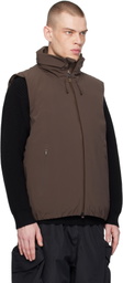 Descente ALLTERRAIN Brown Mizusawa Invisible INV-08 Down Vest