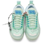 Off-White Green and Blue Odsy-2000 Sneakers