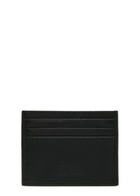 Polo Ralph Lauren Logo Saffiano Leather Card Holder - Black - One Size