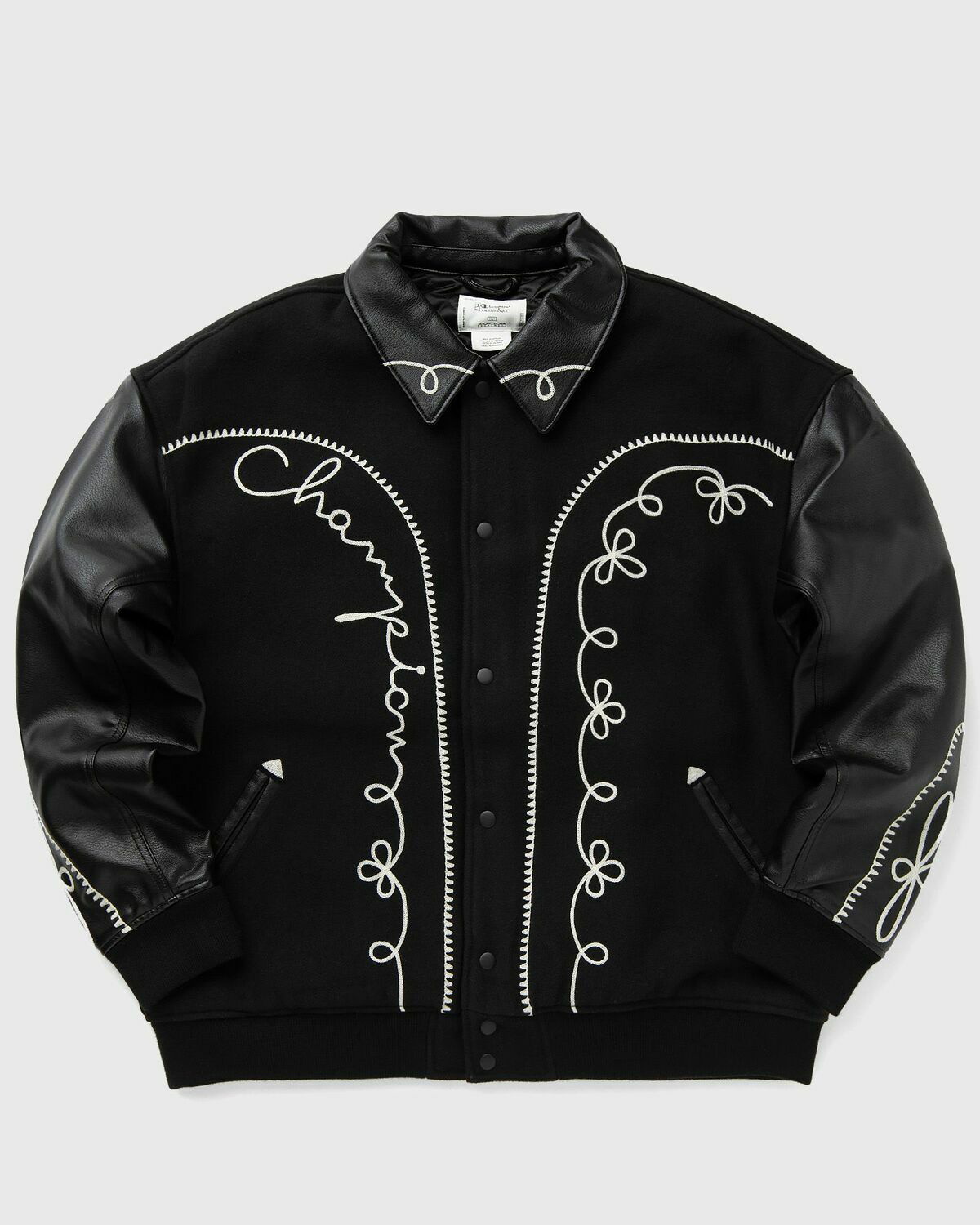 Champion X Angelo Baque Bomber Jacket Black Bomber Jackets Champion