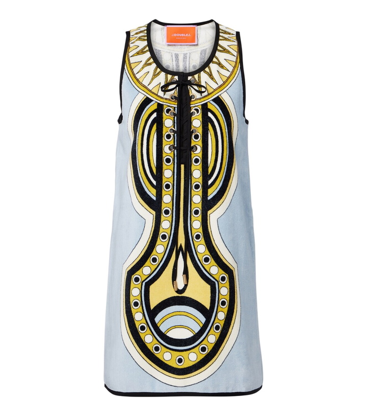 Photo: La DoubleJ Totem printed cotton minidress