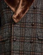 Tagliatore Womens Coat Chocolate in Brown