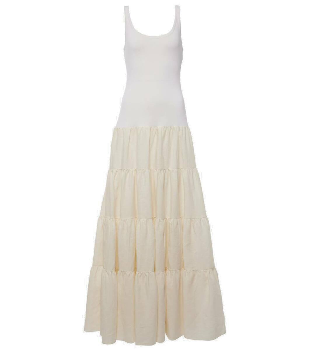 Maxi-jupe Gabriela Hearst - Cachemire & Soie - Motif Tie-dye Rayé - Taille S - Occasion Parfaite