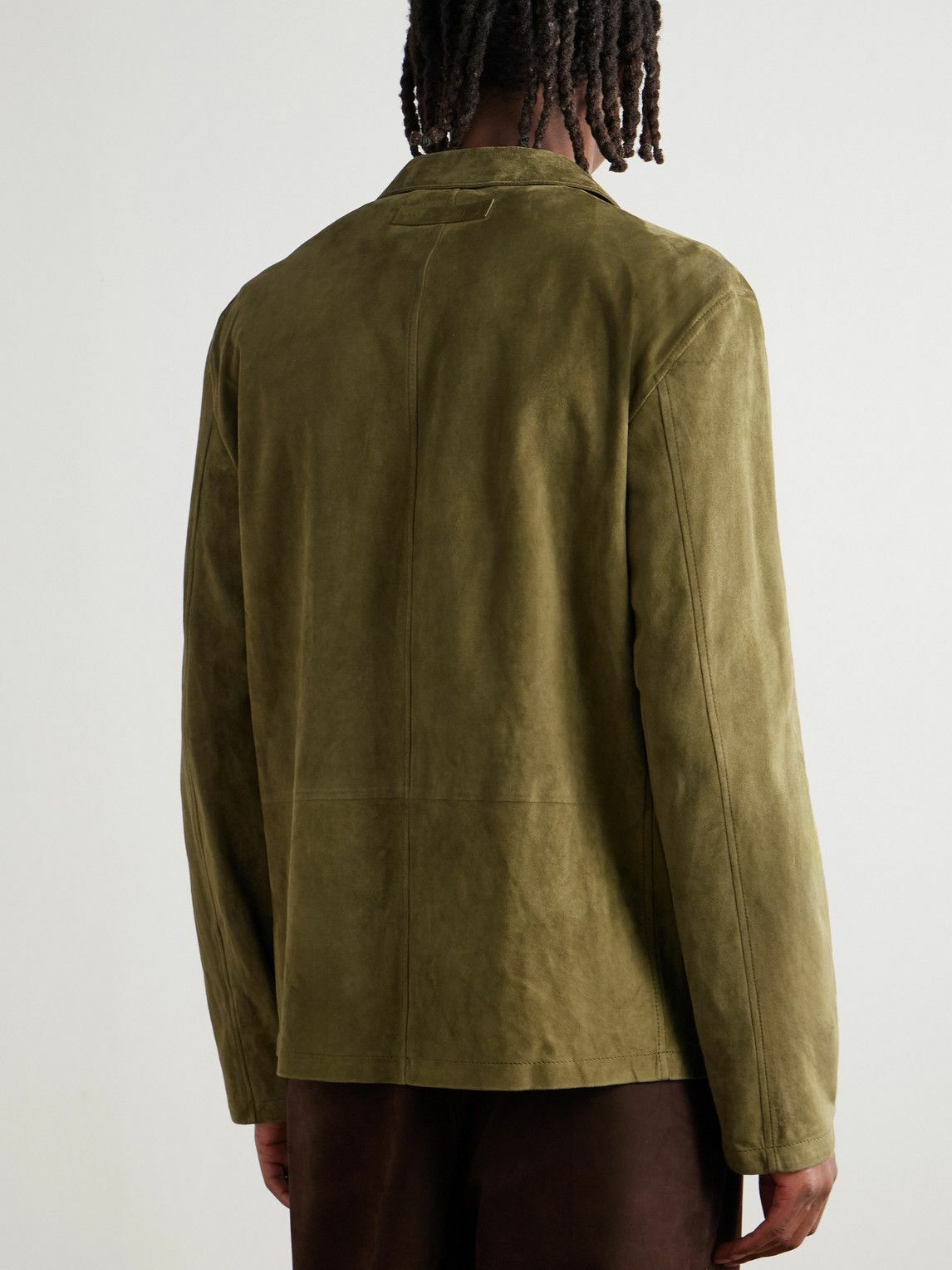 Marni - Suede Overshirt - Green