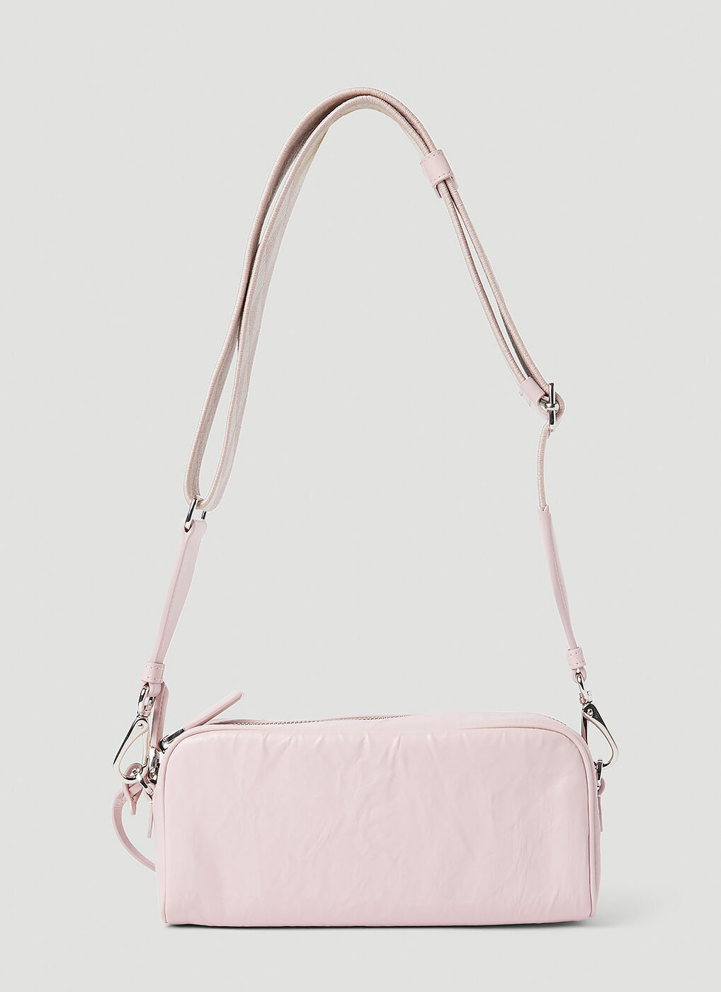 【関税&送料込】Prada Powder Pink Leather Shoulder Bag Re-Edition 2005 Small leather shoulder bag in pink - Prada