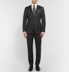 Hugo Boss - Grey Hayes Slim-Fit Super 120s Virgin Wool Suit Jacket - Men - Dark gray