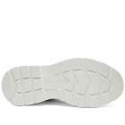 Alexander McQueen Men's Jacket Print Tread Slick Boot Sneakers in White/Black