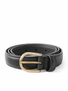 Saman Amel - Cardon 2.5cm Full-Grain Leather Belt - Black