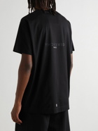 Givenchy - Oversized Logo-Print Cotton-Jersey T-Shirt - Black