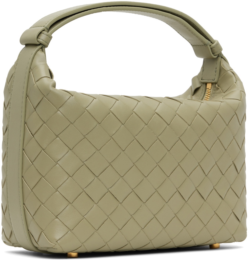【送料&関税込】Bottega Veneta Wallace Mini Bag Bottega Veneta Mini Wallace Bag in Pinecone & Gold | FWRD