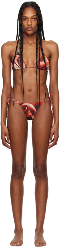 Photo: Jean Paul Gaultier Red 'The Roses' Bikini