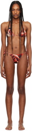 Jean Paul Gaultier Red 'The Roses' Bikini