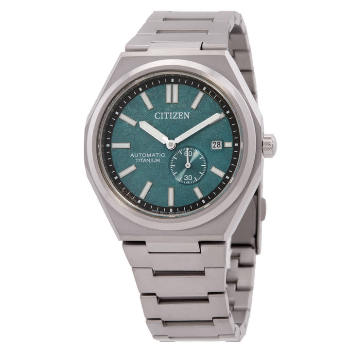 Photo: Citizen Zenshin Automatic Green Dial Mens Watch NJ0180-80X