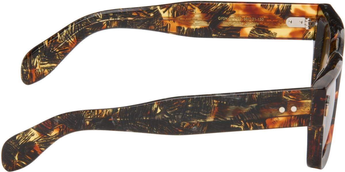 Cutler and Gross Brown & Black The Great Frog Edition Titan Square Sunglasses