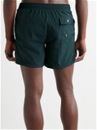 Bather - Straight-Leg Mid-Length Recycled Swim Shorts - Blue