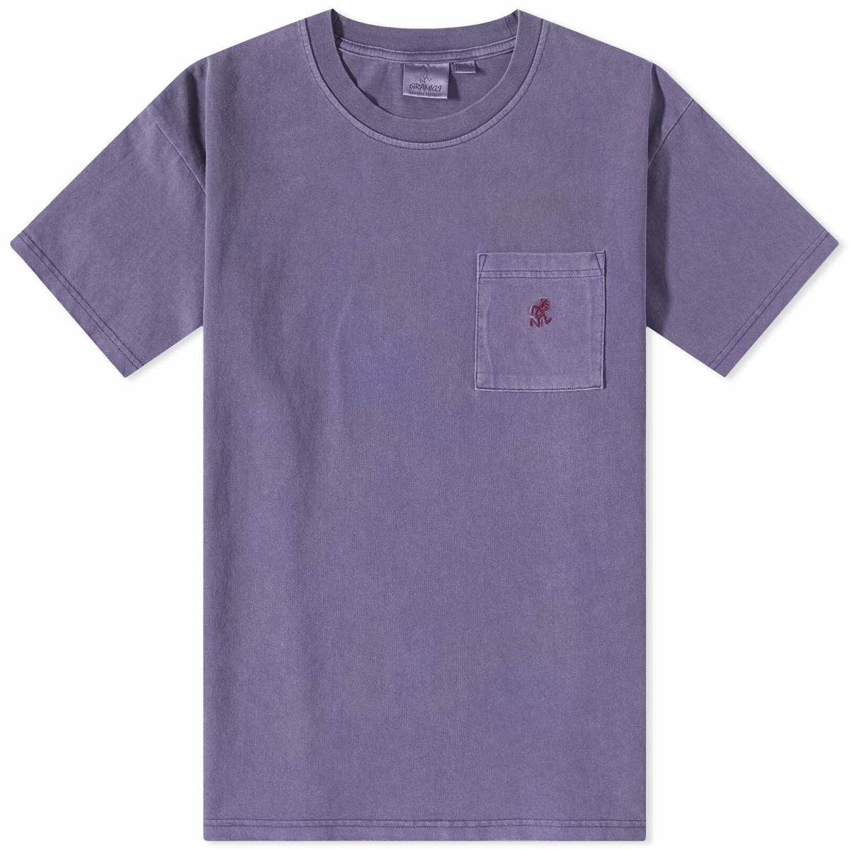 Gramicci Men's One Point T-Shirt in Purple Pigment Gramicci
