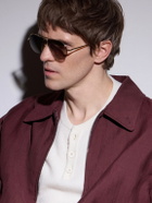 AHLEM - Laplace Aviator-Style Gold-Tone Sunglasses
